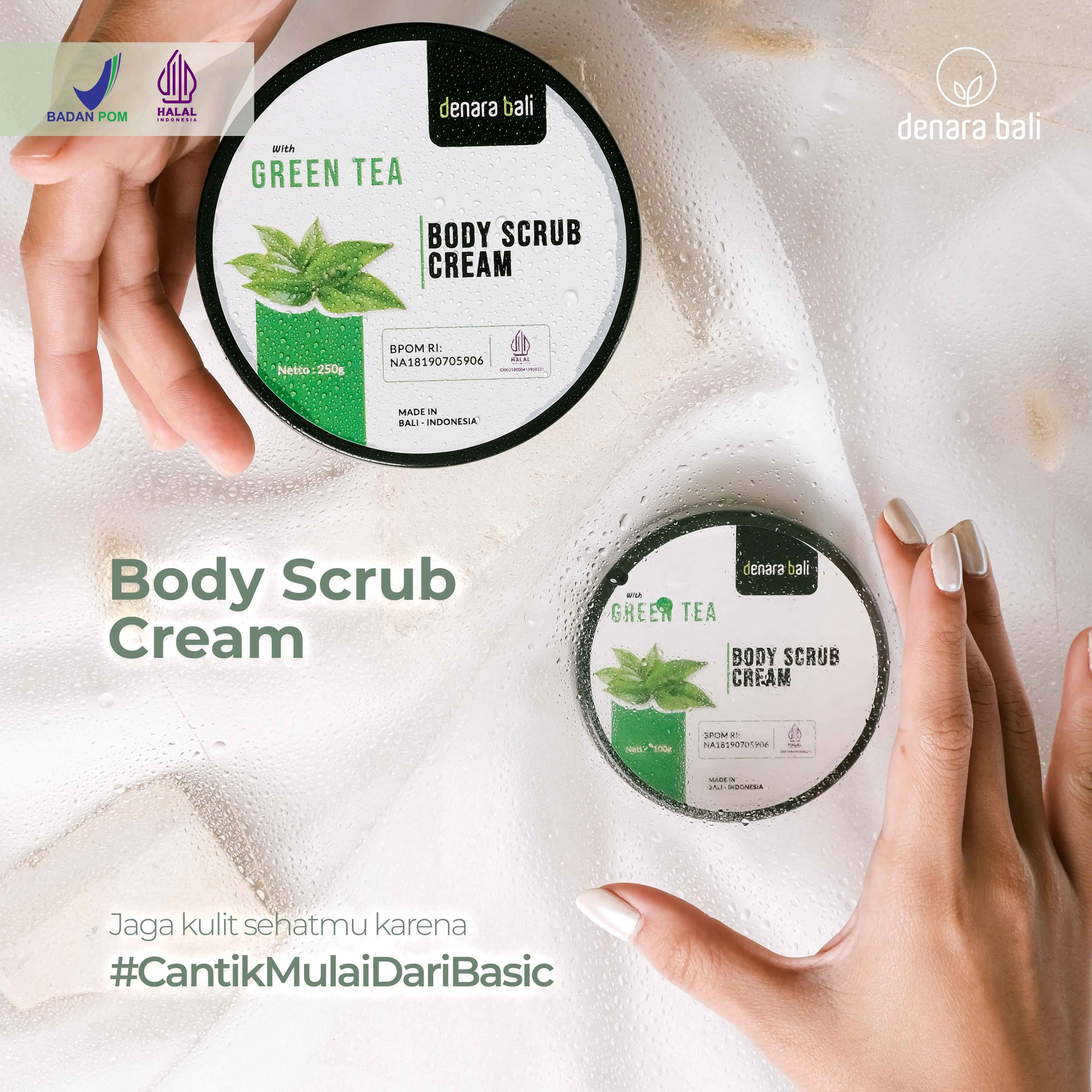 Denara Bali Body Scrub Cream Khas Bali 250gr