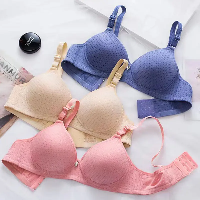 Yooyi Bh Big Size Perempuan Tanpa Kawat Bra Wanita Import Jumbo 36-46 Ukuran Besar Fashion Busa Tipis Sangat Nyaman Sexy Cup 3/4B 025 Dewasa Motif Remaja 4
