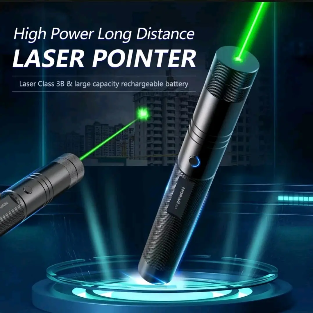 GREEN LASER POINTER / LASER HIJAU - DAPAT DI CAS - JARAK 1KM