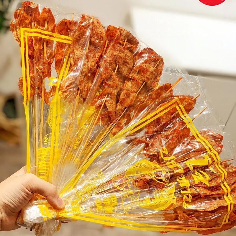 [Túi 24 que] Khô cá xiên que tẩm vị Thái Lan | Ăn vặt tuổi thơ ngon rẻ Cay Snack