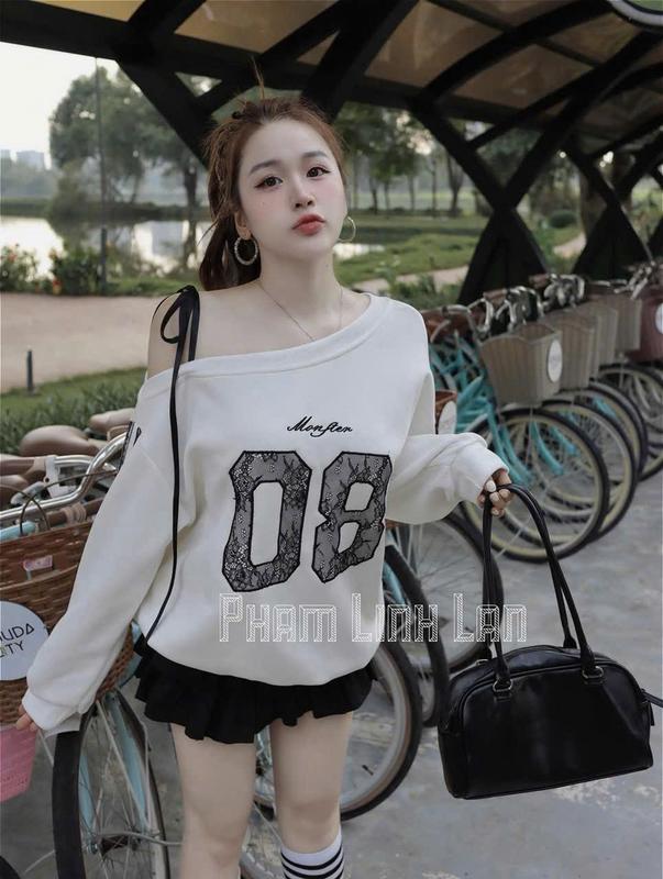 Áo thun nữ lệch vai tay dài số 08 cực xinh (T7.5). 4