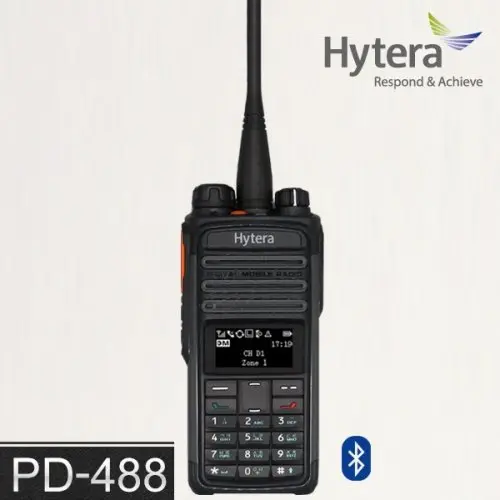 Hytera PD488 VHF Handie Talkie Analog Digital Ori Baru Garansi GPS HT 0