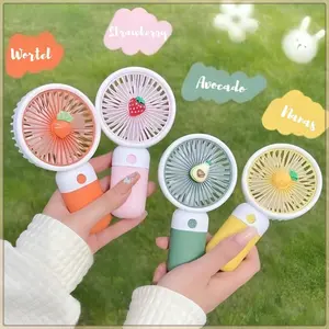 Mini Fan Portable USB Karakter Buah / Kipas Genggam Anak / Mini Handheld Fan / KIPAS ANGIN