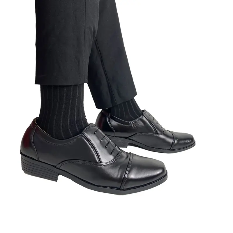 Combo 5 đôi tất vớ nam cổ cao công sở RANO gân chìm chất liệu cotton cao cấp thoáng khí co giãn 4 chiều màu đen Menswear 3