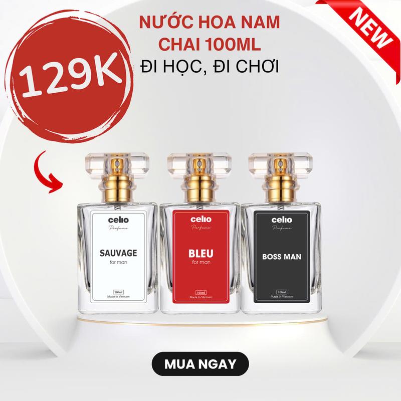 TikTokXmas [ Độc Quyền Livetream ] Tinh Dầu Nước Hoa Nam Celio Nước Hoa Nam Phóng Khoáng Nam Tính Và Đầy Cuốn Hút Dung Tích 10ml Cosmetic Xịt Thơm Perfume