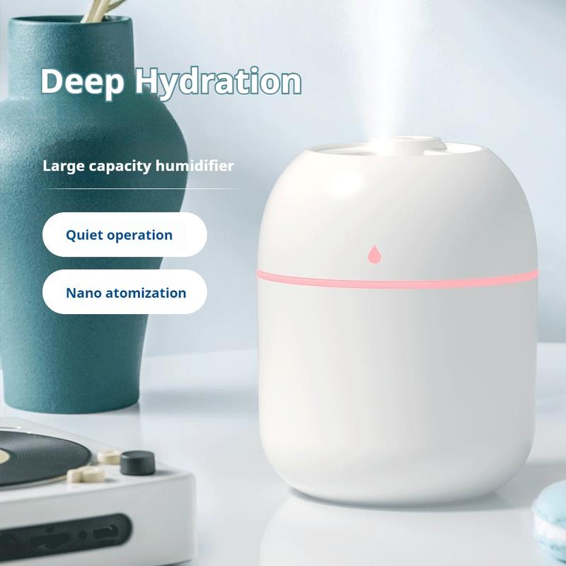 Colored Light Water Drop Humidifier Office Home USB Large Spray ...