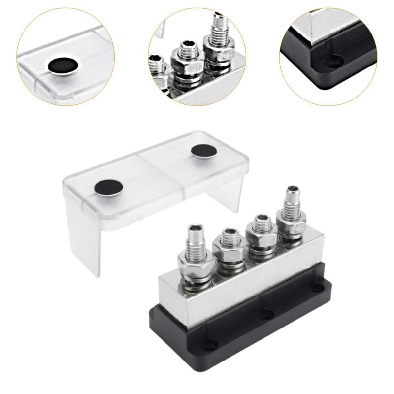 Product Introduction of Marine RV 600A Battery Ground Buss Bar Space Saving Spare Parts with Cover 1