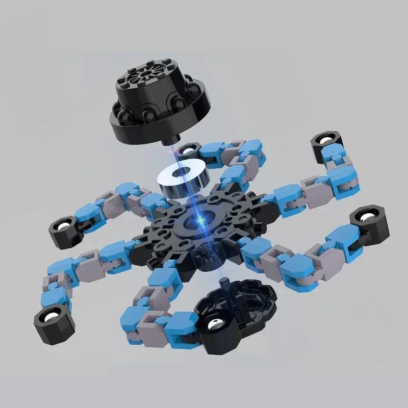 New Deformed Fidget Spinner Chain Toys for Children Antistress Hand Spinner Vent Toys Adult Stress Relief Sensory Gyro Gift 4