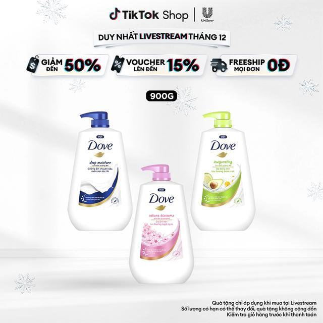 Sữa Tắm Dưỡng Thể Dove Deep Moisture Hỗ Trợ Dưỡng Da Chuyên Sâu Với Dưỡng Chất Lợi Khuẩn - An Toàn Cho Mọi Loại Da 900g [1]