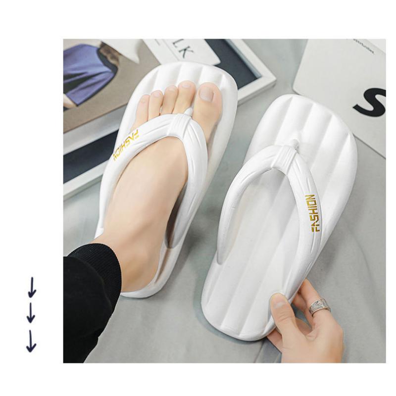 Product Introduction of Men Wear 2024 Hot Super Soft Thick Sole Anti-slip Anti-odor Lightweight Outdoor Home Clip-on Slippers 26