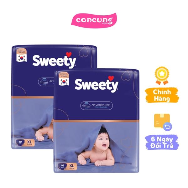 Combo 2 Tã quần Sweety cỡ XL 40 miếng