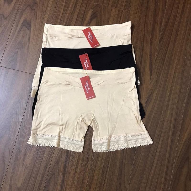 Combo 3 quần đùi bầu mặc trong váy cạp chéo chất cotton mịn mát Thai kỳ Váy Bầu Đầm Bầu