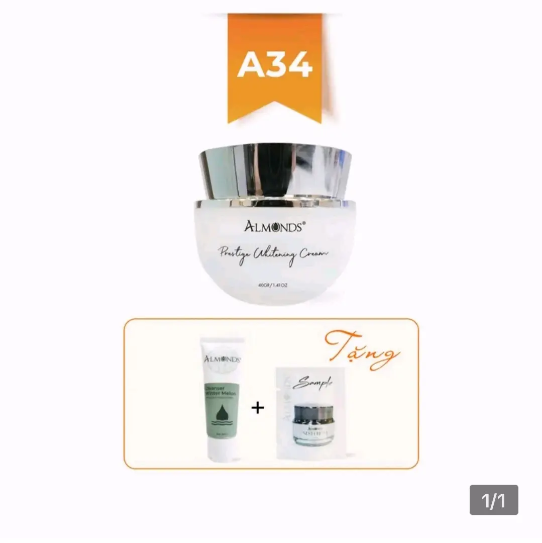 A34. (KEM NGÀY SEN TUYẾT) sáng da mịn da