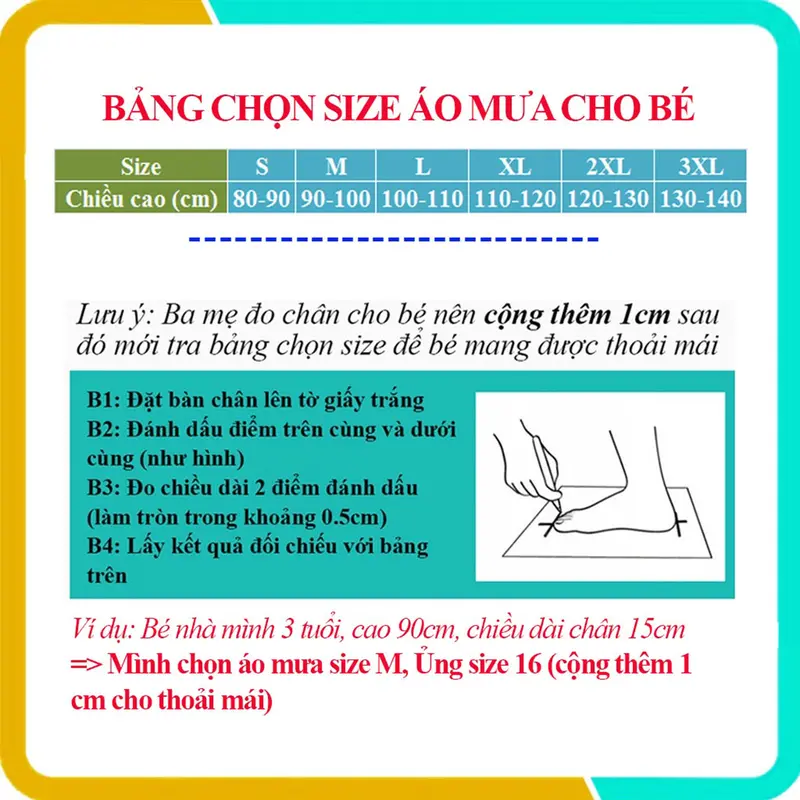 Áo Mưa Cho Bé Mario- Chất Liệu EVA Cao Cấp- Cho Trẻ từ 1-7 Tuổi- Hình Ảnh Dễ Thương 3