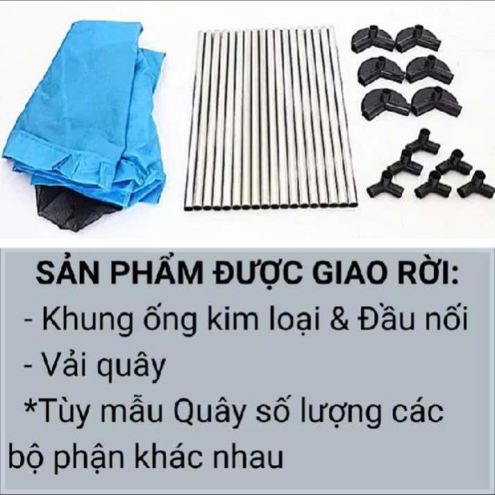 Cũi quây lục giác cho bé tặng kèm 10 bóng.khung inox (rộng 1m30 x cao 65 cm)thoải mái không gian cho các bé chơi 3