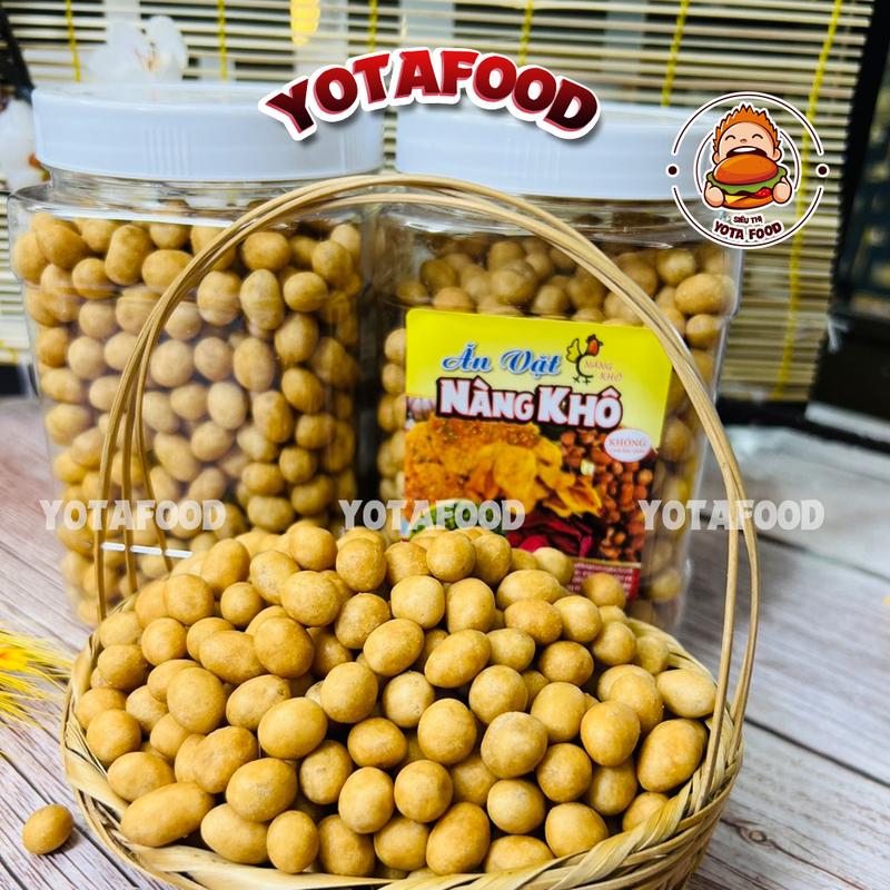 Đậu phộng da cá nước cốt dừa 500Gr loại ngon (thơm - giòn) - Yotafood
