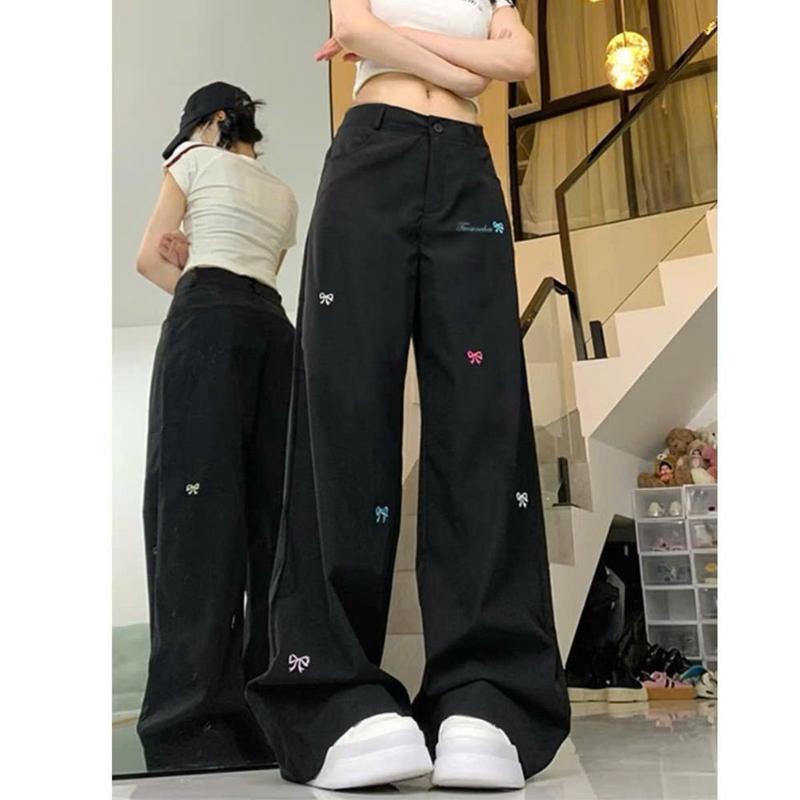 Product Introduction of Quần Jean nữ bigsize cạp cao ống suông tôn dáng che khuyết điểm thêu nơ hottrend mặc thoải cho chuppy - Q543 29