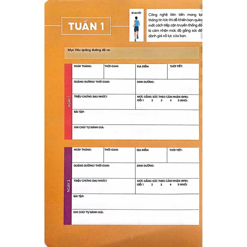 Sách - Note Book Nhật Ký Chạy Bộ 365 Ngày - PD - Newshop 4