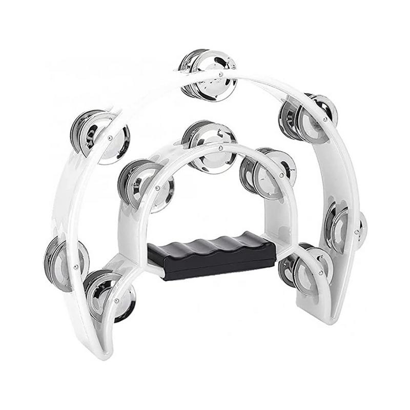 Half Moon Tambourine - Musical Instrument Percussion Drum & Guitar ...