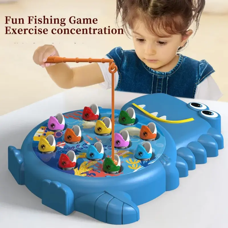 Mainan Memancing Magnetik, untuk Bayi, Bahan Selamat, Pancing, - TikTok ...