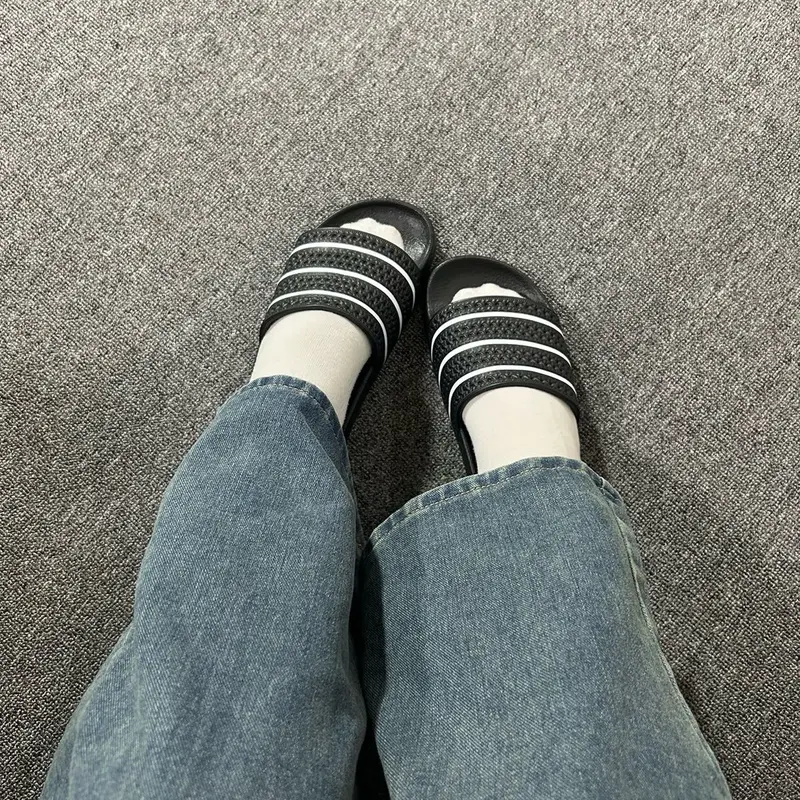 Dép ADL cao su đúc nam nữ nguyên khối cao 3cm bản 2024 Slipper DéP Đế Bằng 1