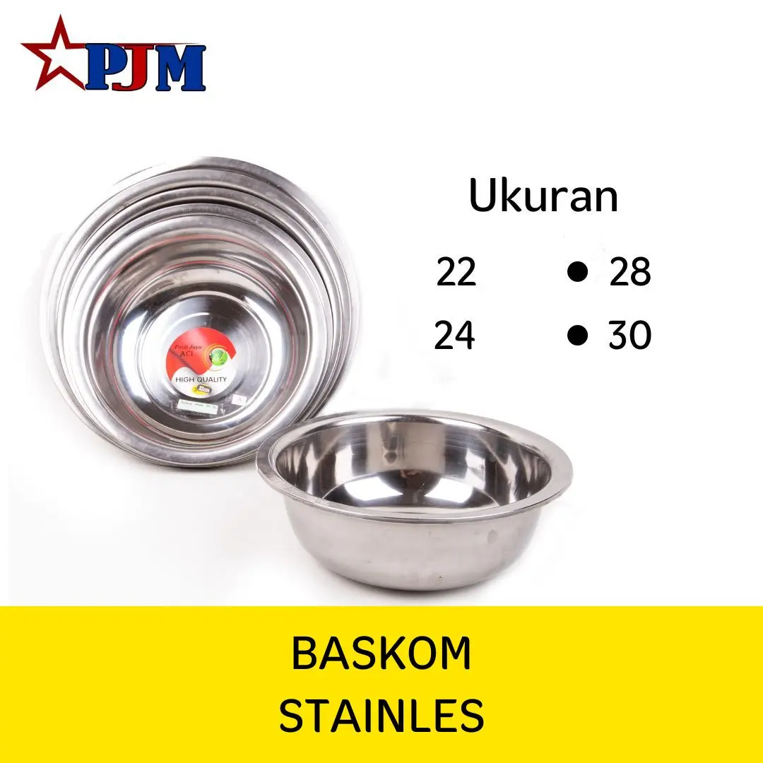 TERMURAH BASKOM TINGGI STAINLESS STEEL / BASKOM STAINLESS MULTIFUNGSI Baja