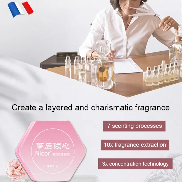 Longlasting fragrance women's mud perfume solid balm 3