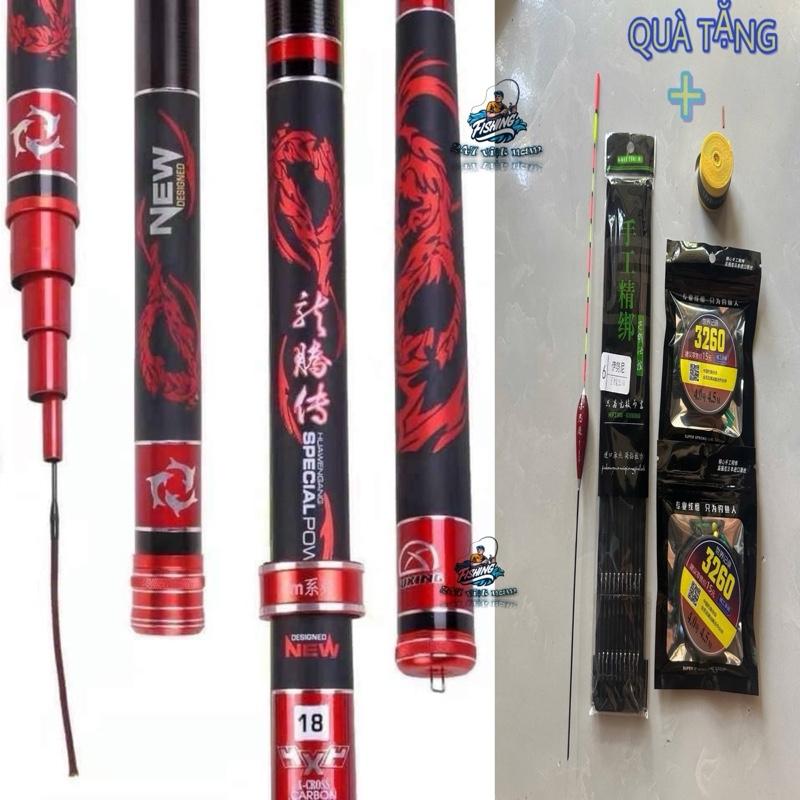 SALE Cần Câu Tay Xích Long 6H Bản Nâng Cấp + Quà Tặng 1 Ngọn 1 Nhẫn 2 Trục 1 Thẻo 1 Phao 1 Cuốn Cán Cần Đi Câu Bắt Cá Fishing Câu Cá Đồ Câu Fishing 247 Việt Nam