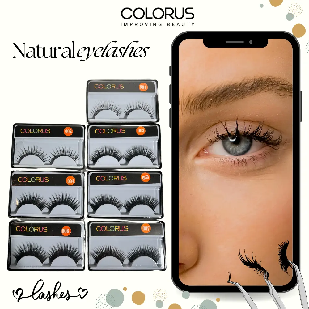 COLORUS Natural Eyelashes Bulu Mata | eyelash Lentik bisa dipakai berulang