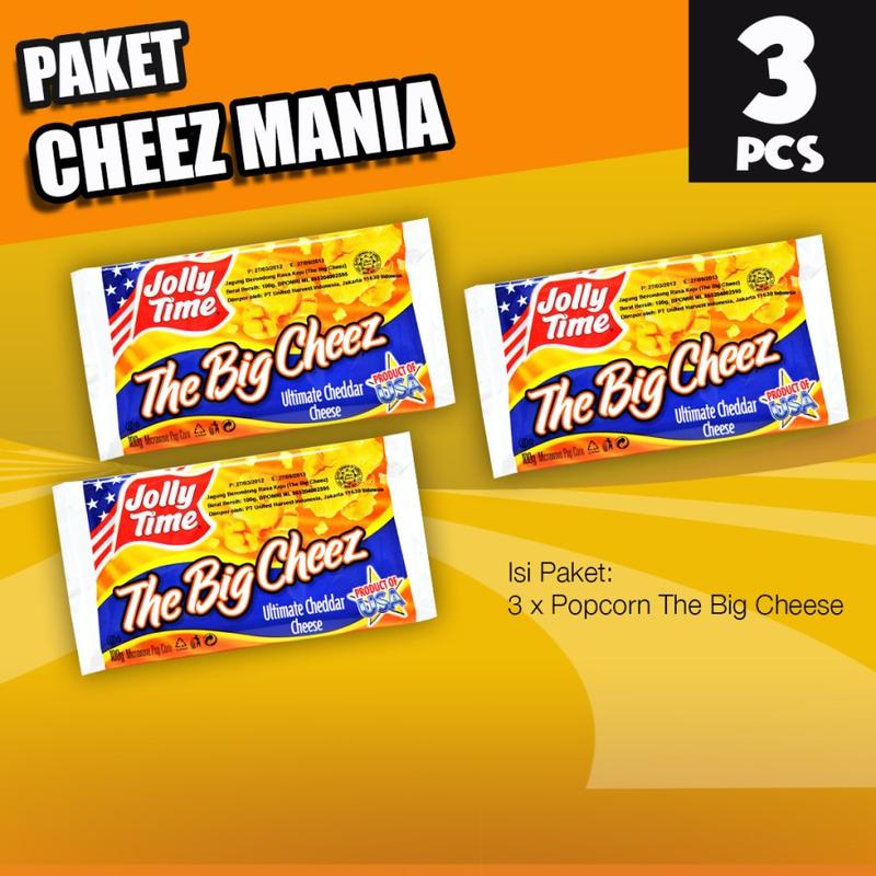Paket Cheez Mania (3TBC) - Jolly Time Mircowave Popcorn 0