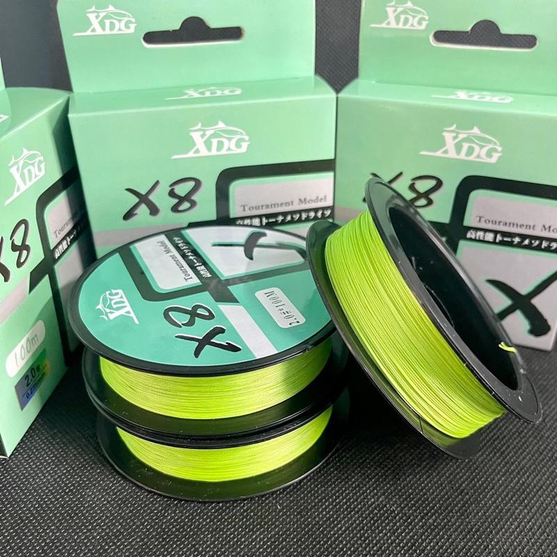 Dây dù PE XDG X8 Braided 100m - SIÊU MỊN - SIÊU MƯỢT - LURE TẦM XA Đi Câu Fishing Bắt Cá