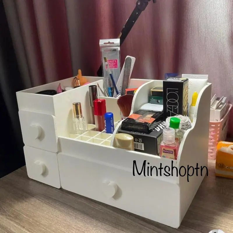 Kệ mĩ phẩm max trắng full ô son 35cm sang chảnh Kitchen 5