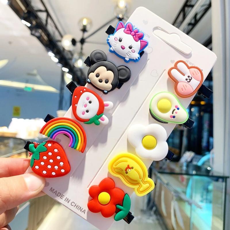 Product Introduction of Korean Style Super Cute Children Barrettes Girls Baby Ice Cream Does Not Hurt Hair Duckbill Clip Little Clip Hairpin Bang Clip Women 4
