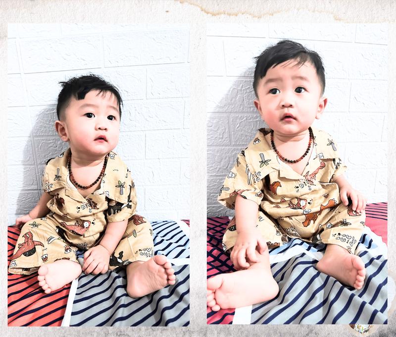 Oneset Kemeja anak unisex bahan rayon full printing 0