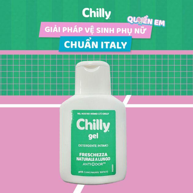 Dung Dịch Vệ Sinh Phụ Nữ Chilly Gel Detergente Intimo - Bạc Hà 50ml