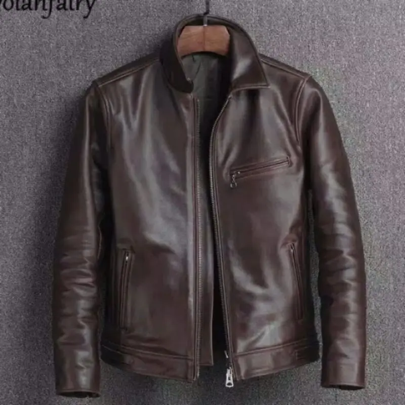 Jaket Kulit Pria Asli 100% FORMAL Jika Palsu Uang Kembali