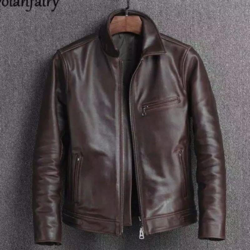 Jaket Kulit Pria Asli 100% FORMAL Jika Palsu Uang Kembali 0