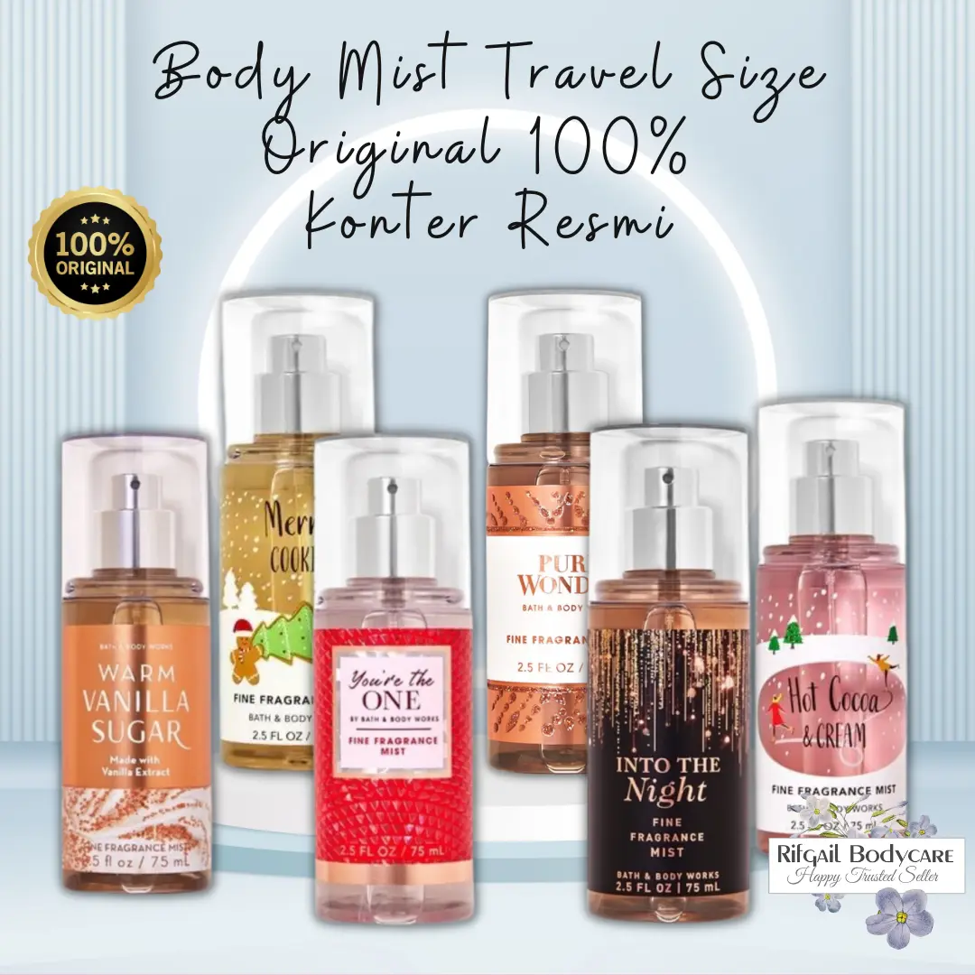 BBW Travel Size Body Mist 75ml Pengharum Badan Original