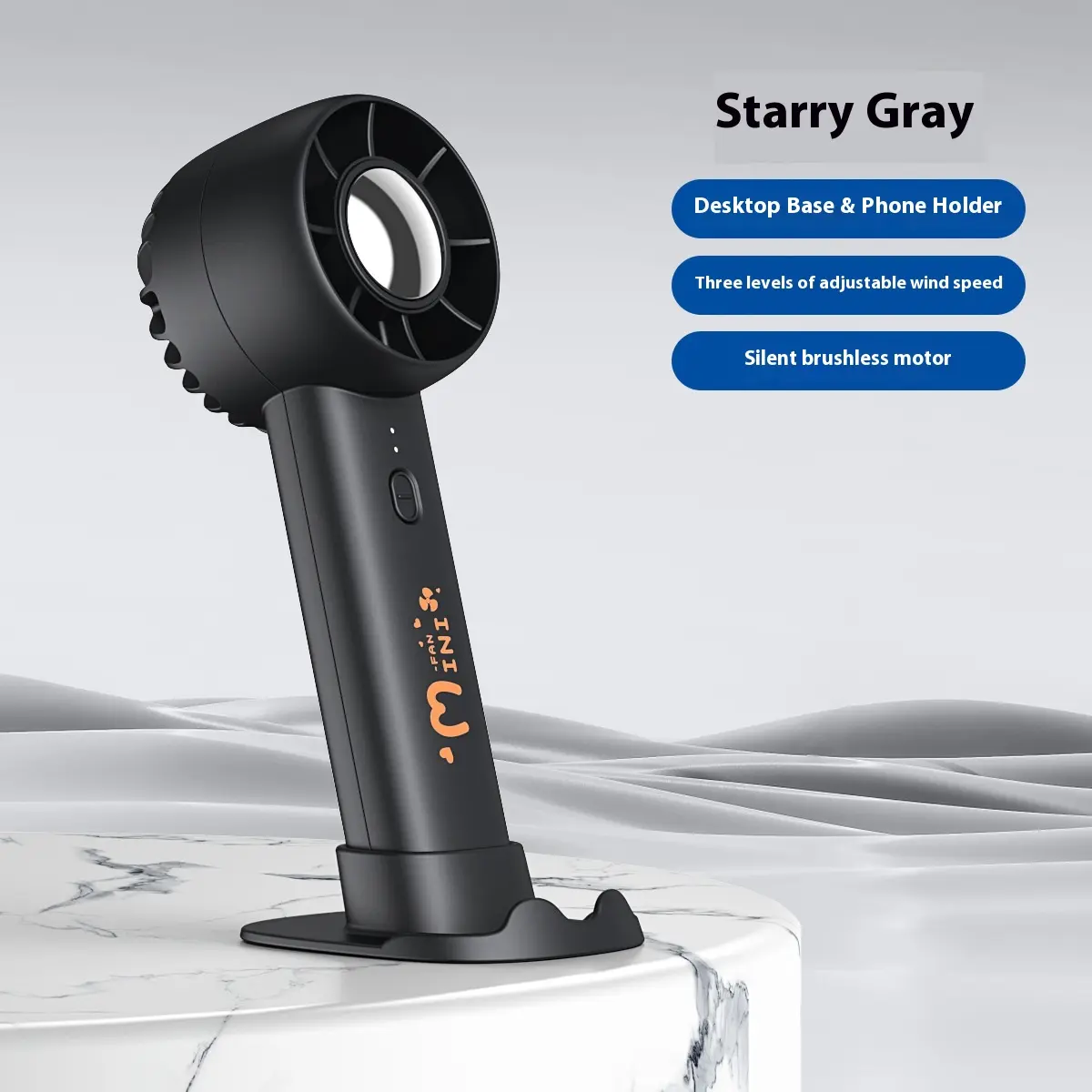 2025 new ultra-high-speed energy-saving wind, strong wind, handheld small fan, portable USB turbocharged powerful fan