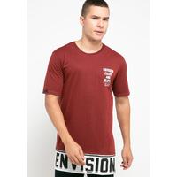 Gambar X8 Ahmed T-Shirt Lengan Pendek - MAROON, S dari XEIGHT Kota Administrasi Jakarta Barat 1 Tokopedia