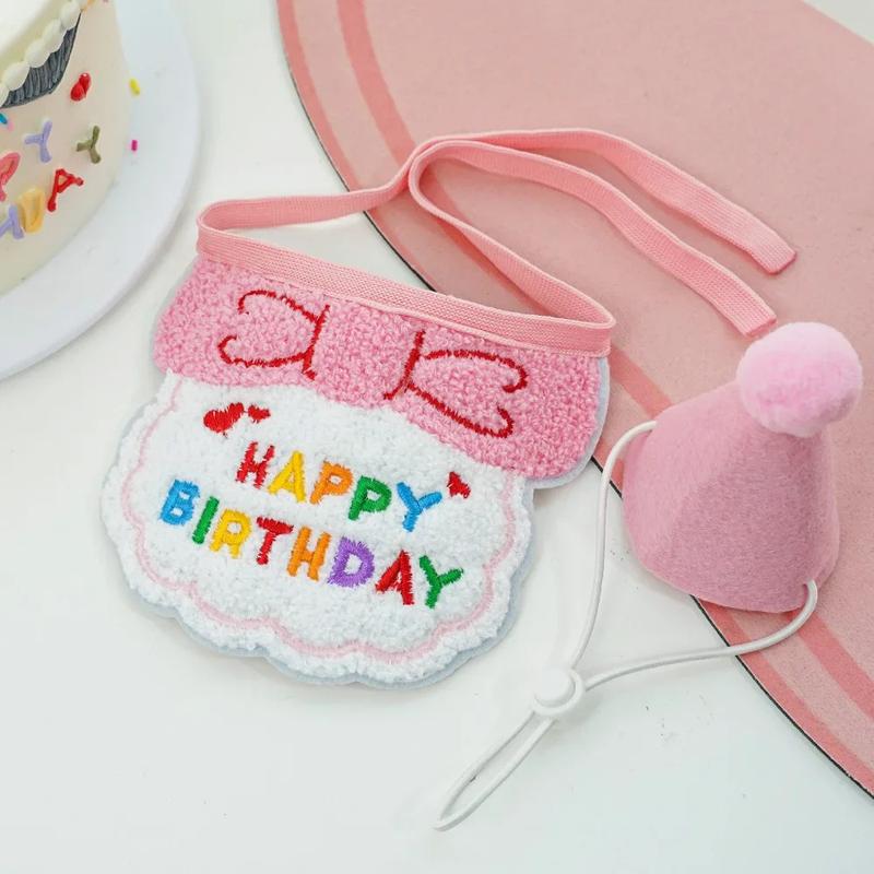 Product Introduction of Cute Dog Birthday Outfits Puppy Birthday Hat Cat Dog Birthday Bandana Boy Girl Pet Party Accessories for Small and Medium Dogs 13