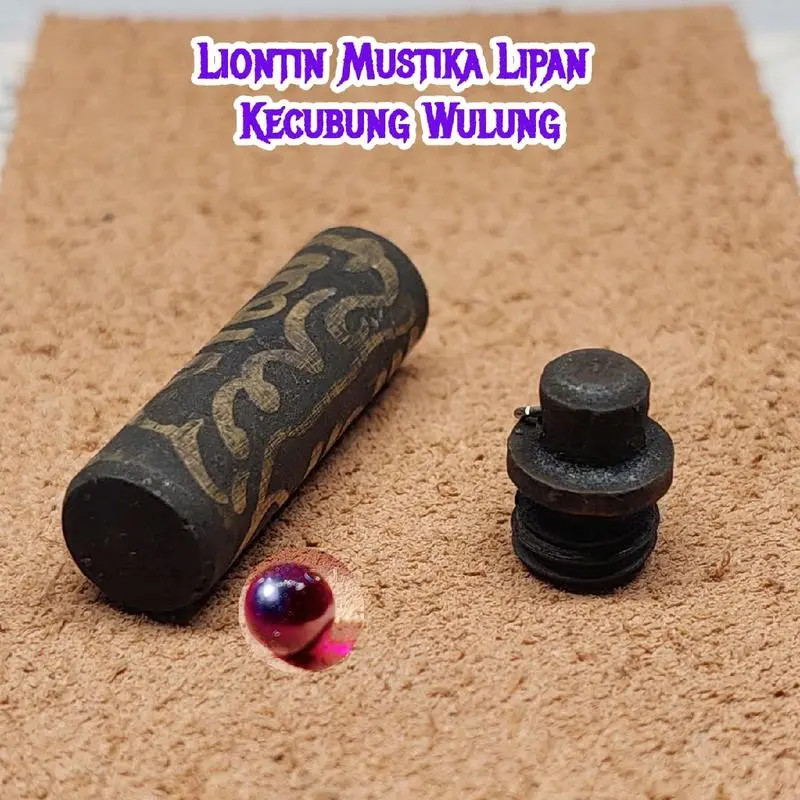 Liontin tabung kuningan ra jah + mus tika lipan 1