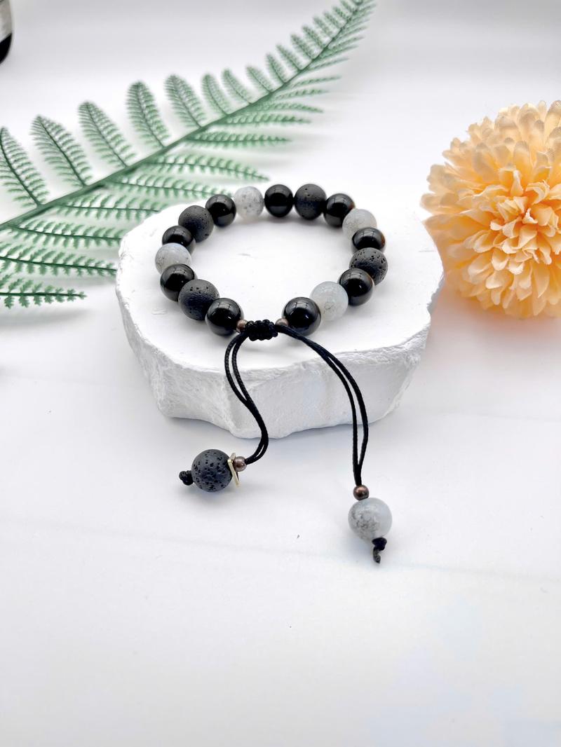 Product Introduction of Vòng tay núi lửa Chiêu tài lộc, cầu bình an Phụ Kiện 2