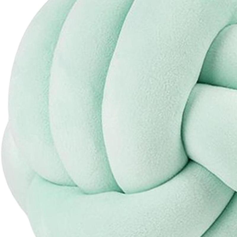 Product Introduction of Soft Knot Ball Pillow Plush Pillow Decorative for Living Room Sofa Home Decoration 22cm 1