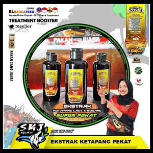 EKSTRAK KETAPANG LAUT x SECANG LUMER RED WATER Warna Mental Naik Anti mojok Channa Cupang 250ml