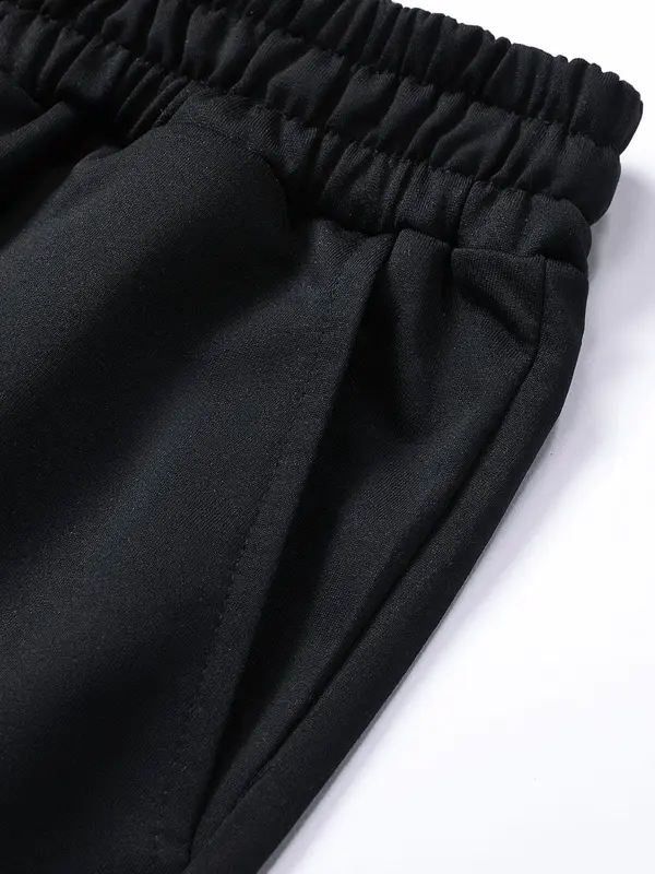 Men's Rose Print Pocket Drawstring Waist Sweatpants, Casual Soft Comfort Regular Fit Floral Print Elastic Waist Jogger Pants For Gym, Men's Spring & Fall Trousers 4