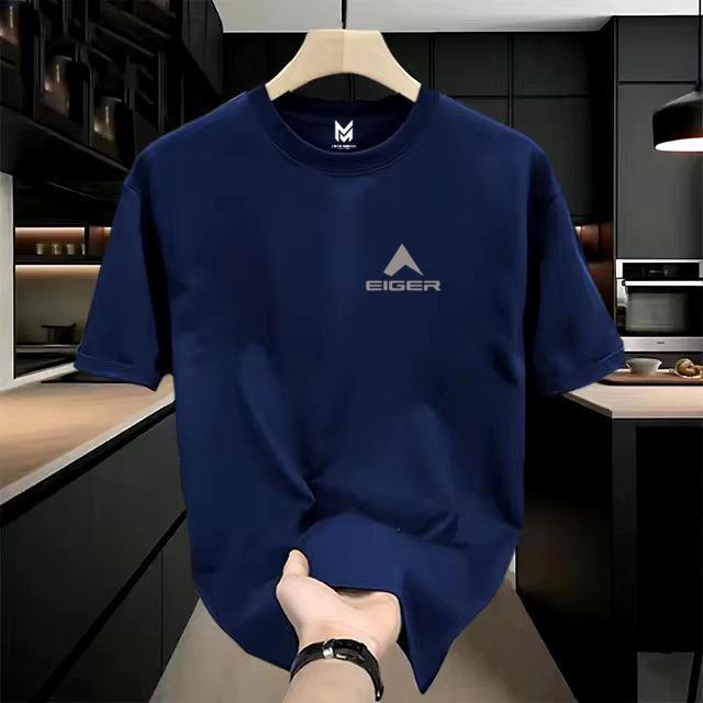 Berkat Store T shirt Kaos Distro Katun Lengan Pendek Egr 55 Samping Silver / Shirt Distro Premium Pria dan wanita Termurah / Baju Kaos Str Picture