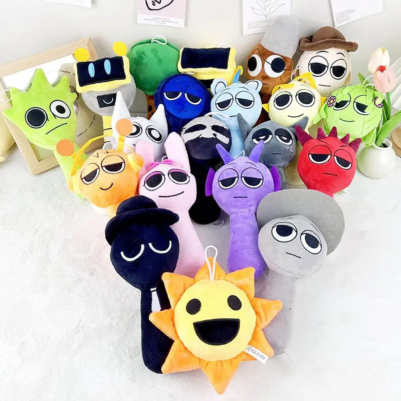 Đồ Chơi Nhồi Bông Sprunki, Chủ Đề Trò Chơi Kinh Dị Incredibox, Gối Nhồi Bông Hoạt Hình Dễ Thương Và Mềm Mại, Thích Hợp Cho Trẻ Em, Quà Tặng Sinh Nhật Và Năm Mới 3