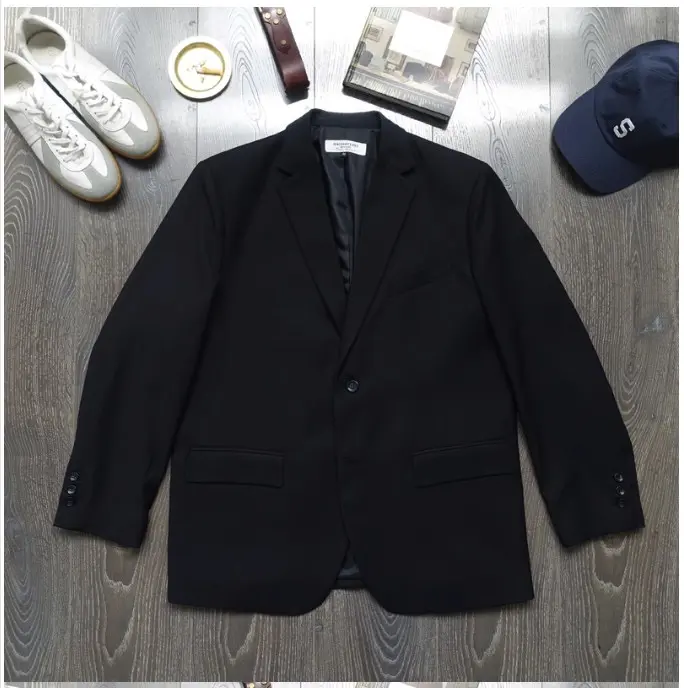 Áo khoác Blazer 2 khuy Form rộng 2 lớp thoáng khi đứng form hàn quốc DT Limited Menswear Nam 7