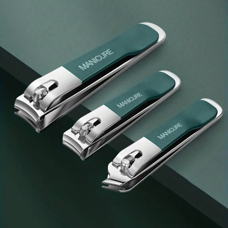 Professional Nail Clipper Set, 4 Counts/set Portable Nail Scissors, Stainless Steel Manicure Pedicure Tool 2